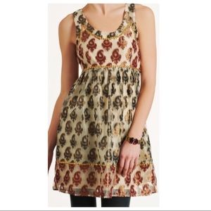 Free People Multicolor Patterned Mini Dress
